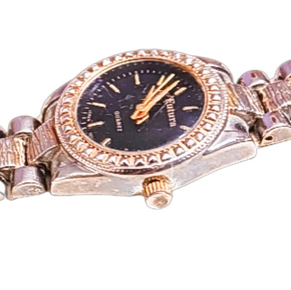 Futura Two Tone SS Ladys Quartz Watch - Picture 3 of 4